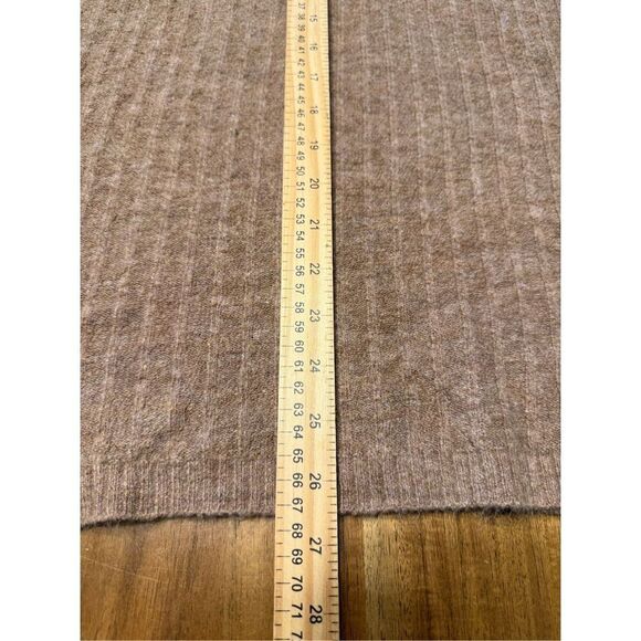 Free People Intimately Sweater Womens Small Tan Around The Clock Ribbed Knit - Picture 5 of 6